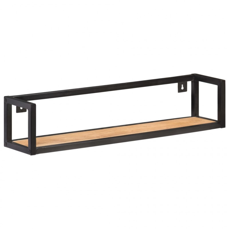Półki ścienne, 2 szt., 80 cm, lite drewno akacjowe