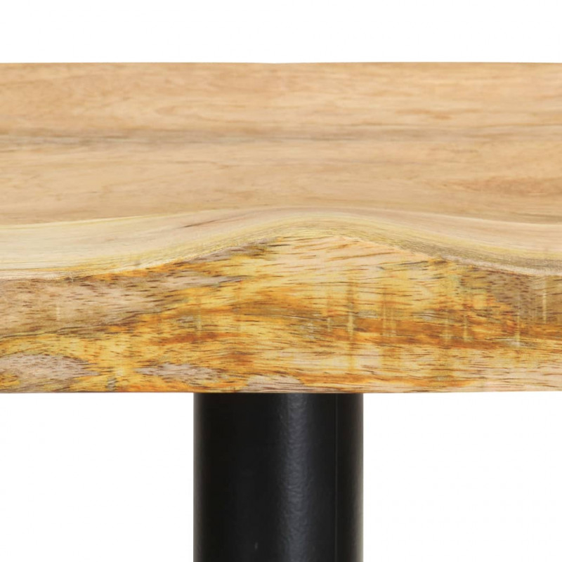 Stołki barowe, 2 szt., 76 cm, lite drewno mango