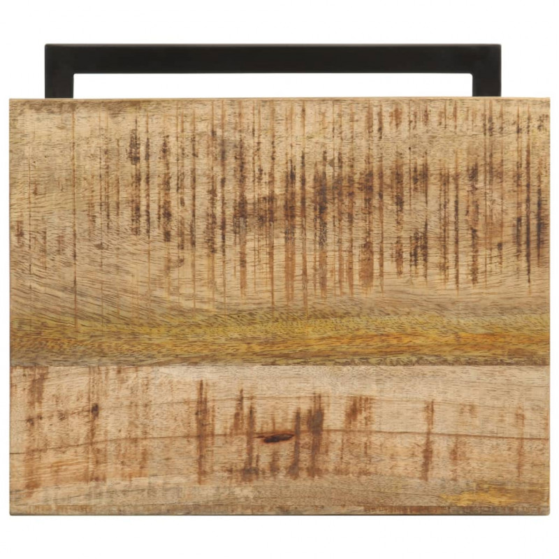 Stoliki boczne, 2 szt., 31,5 x 24,5 x 64,5 cm, drewno mango