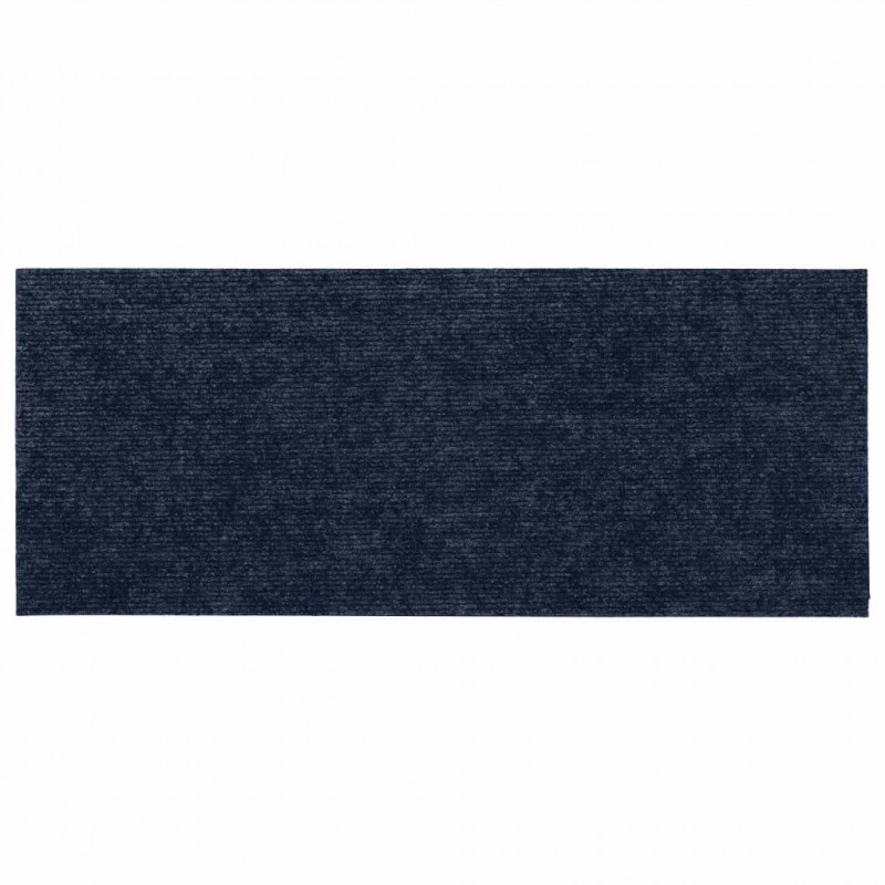 Samoprzylepne nakładki na schody, 15 szt., 60x25 cm, niebieskie