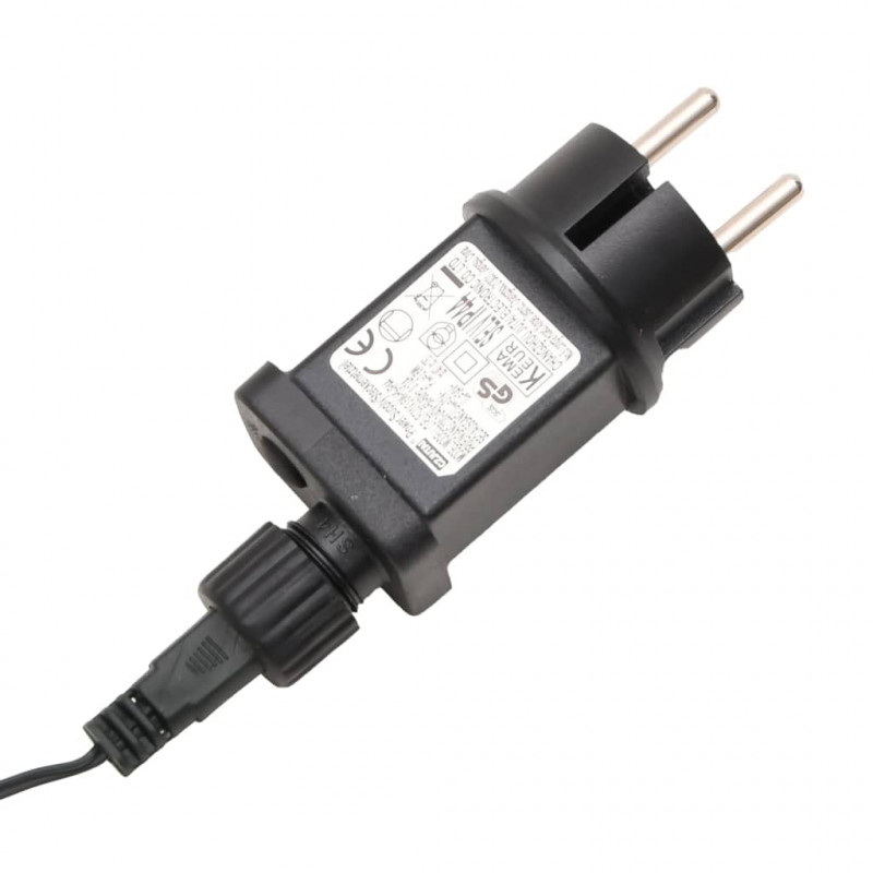 Siatka lampek, zimne białe światło, 3x2 m, 204 LED