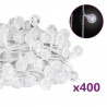 Lampki świąteczne, 40 m, 400 diod LED, zimna biel, 8 funkcji