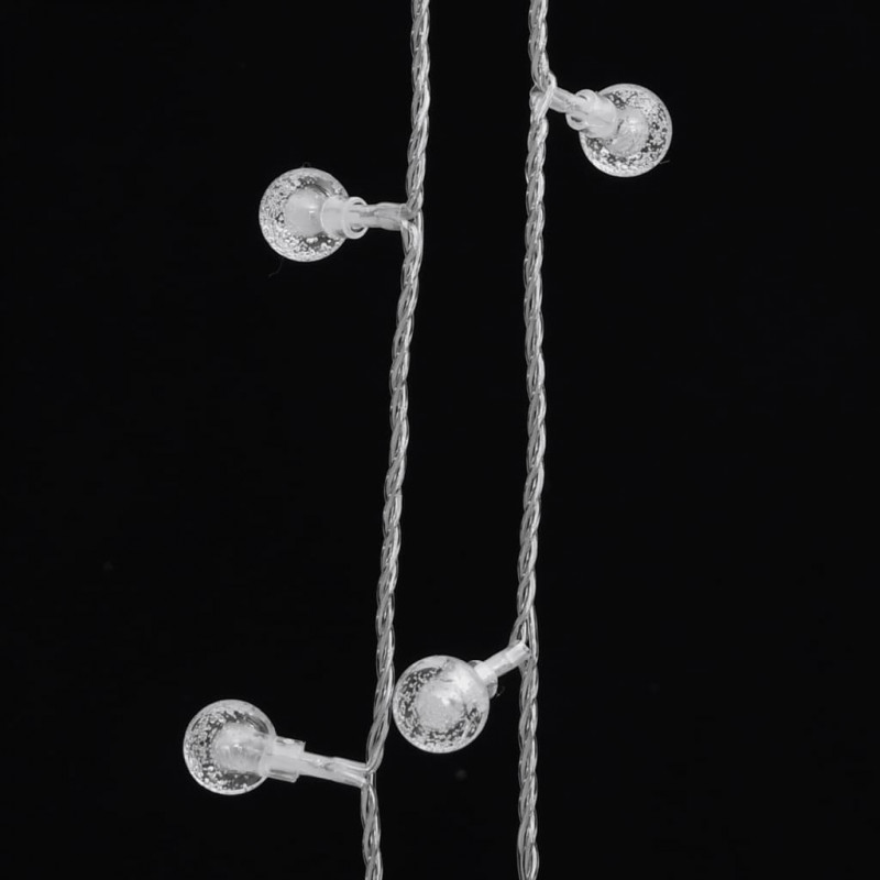 Lampki świąteczne, 40 m, 400 diod LED, zimna biel, 8 funkcji