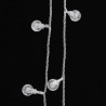 Lampki świąteczne, 40 m, 400 diod LED, zimna biel, 8 funkcji