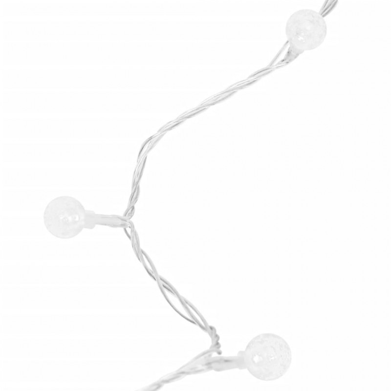 Lampki świąteczne, 40 m, 400 diod LED, zimna biel, 8 funkcji