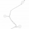 Lampki świąteczne, 40 m, 400 diod LED, zimna biel, 8 funkcji
