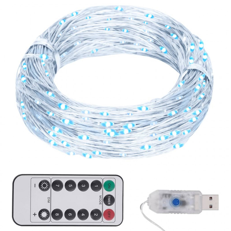 Lampki LED, 150 diod, zimna biel, 15 m