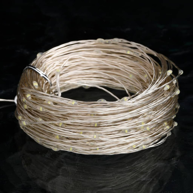 Lampki LED, 150 diod, zimna biel, 15 m