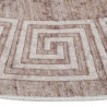 Dywan z możliwością prania, 120 cm, beżowy, antypoślizgowy