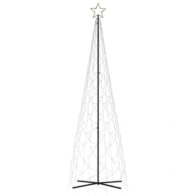Choinka stożkowa, 500 ciepłych białych LED, 100x300 cm