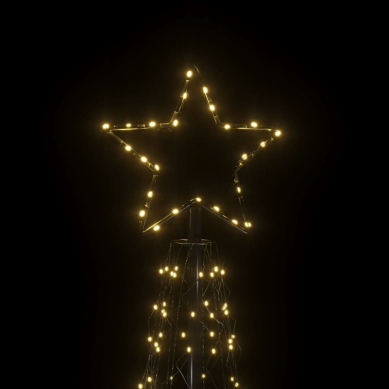 Choinka stożkowa, 500 ciepłych białych LED, 100x300 cm