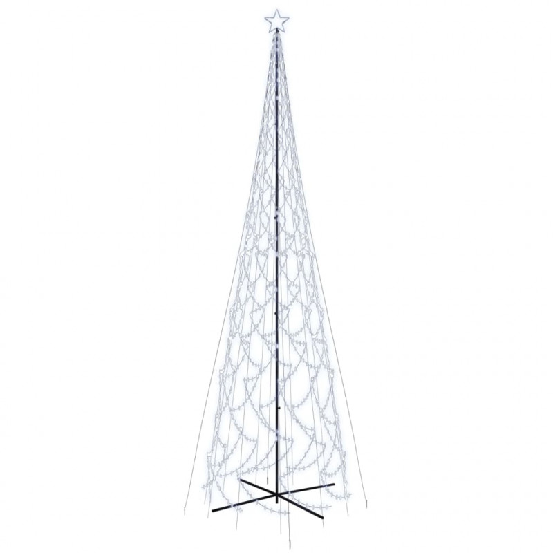 Choinka stożkowa, 3000 zimnych białych LED, 230x800 cm