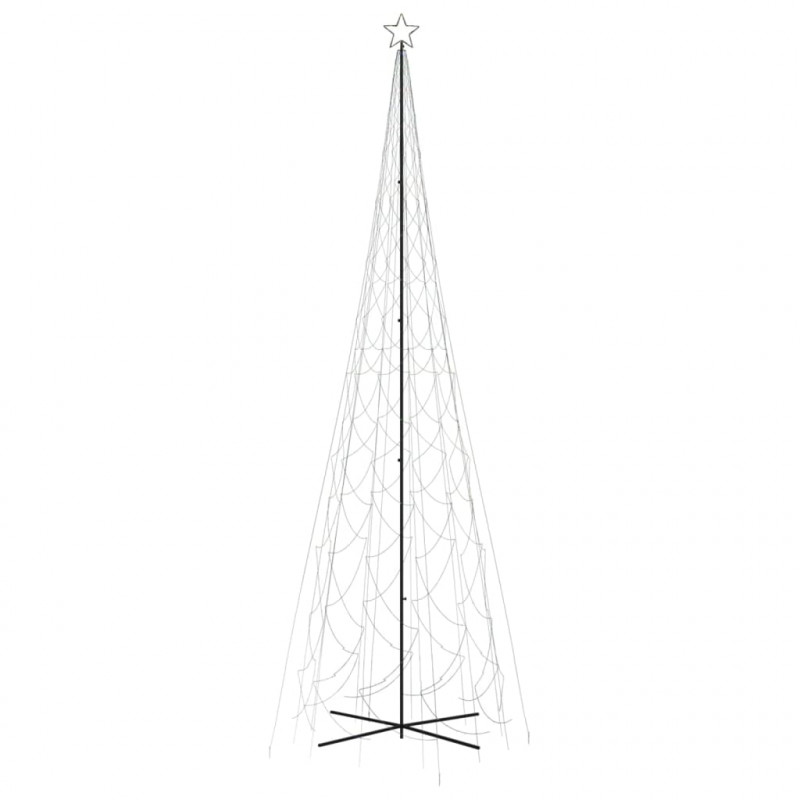 Choinka stożkowa, 3000 kolorowych diod LED, 230x800 cm