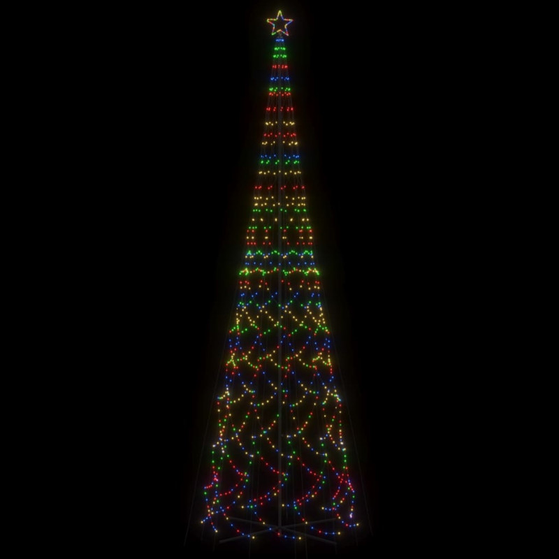 Choinka stożkowa, 3000 kolorowych diod LED, 230x800 cm
