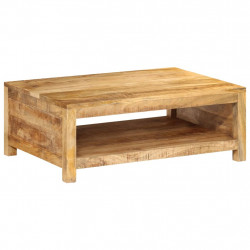 Stolik kawowy, 80x55x30 cm, lite drewno mango