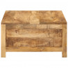 Stolik kawowy, 80x55x30 cm, lite drewno mango