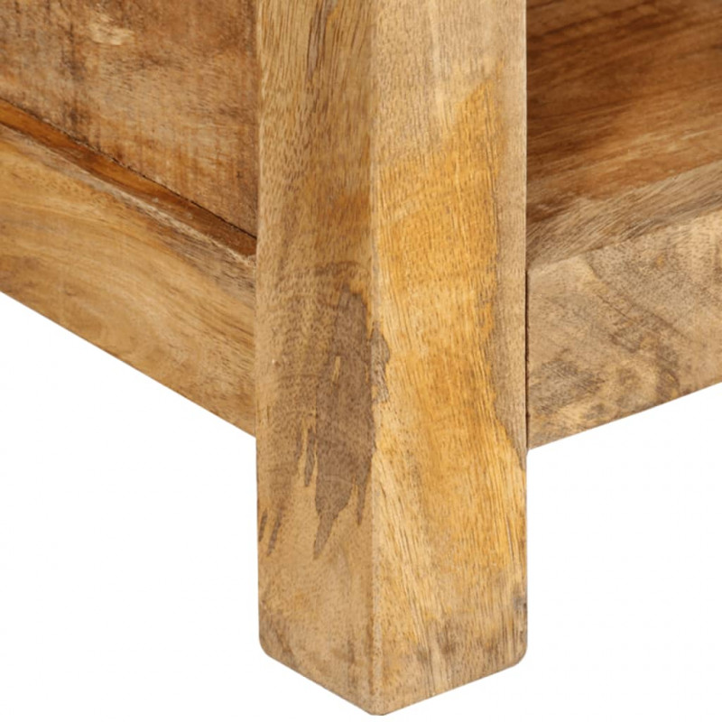 Stolik kawowy, 80x55x30 cm, lite drewno mango