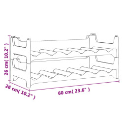 Stojak na wino, na 12 butelek, PP, sztaplowany