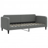 Sofa z materacem do spania, ciemnoszara, 80x200 cm, tkanina