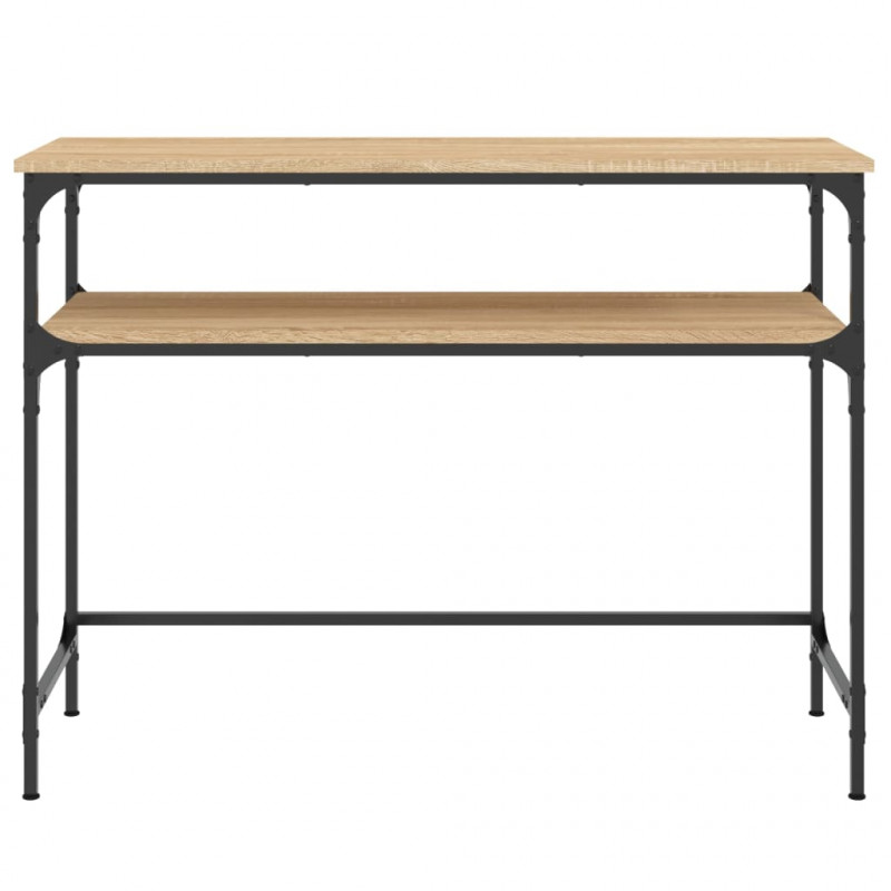 Stolik konsolowy, dąb sonoma, 100x35,5x75 cm