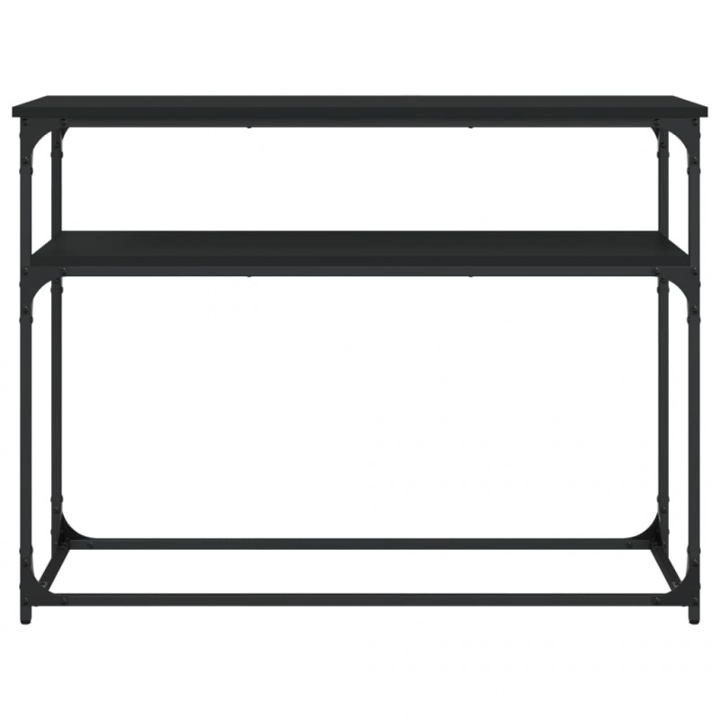 Stolik konsolowy, czarny, 100x35,5x75 cm