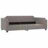 Sofa rozsuwana z materacami, kolor taupe, 100x200 cm, tkanina