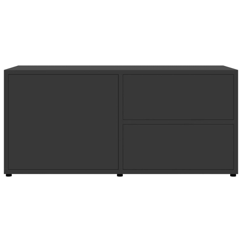 Szafka pod TV, szara, 80x34x36 cm, materiał drewnopochodny