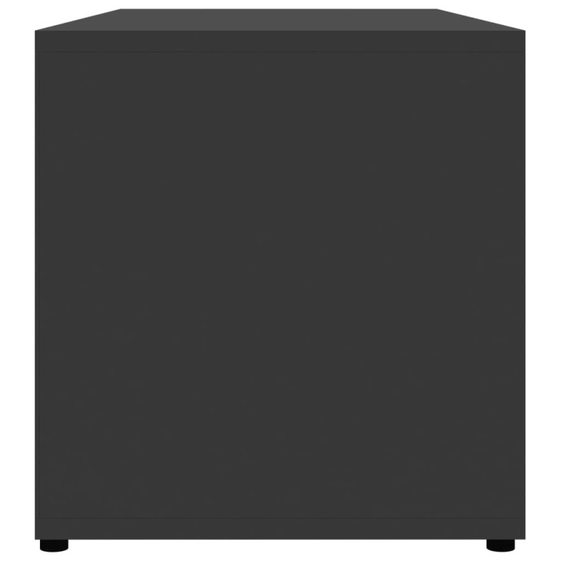 Szafka pod TV, szara, 80x34x36 cm, materiał drewnopochodny