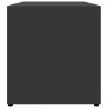 Szafka pod TV, szara, 80x34x36 cm, materiał drewnopochodny
