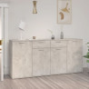 Szafka, szarość betonu, 160x36x75 cm, materiał drewnopochodny
