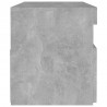 Szafki nocne z LED, 2 szt., szarość betonu, 60x35x40 cm