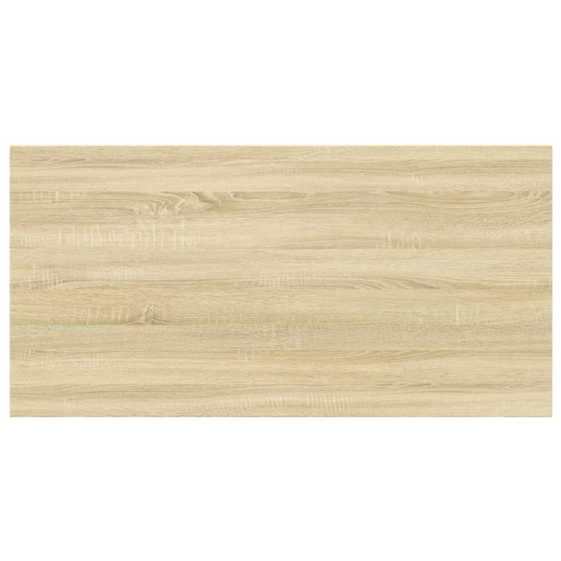 Półki na książki, 4 szt., kolor dąb sonoma, 60x30x1,5 cm, płyta