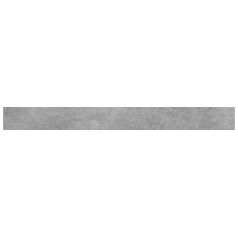 Półki na książki, 4 szt., szarość betonu, 100x10x1,5 cm