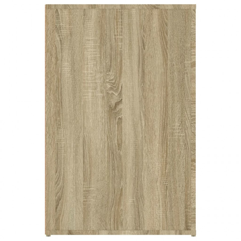 Biurko, dąb sonoma, 100x49x75 cm, materiał drewnopochodny