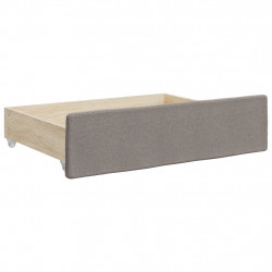Szuflady pod łóżko, 2 szt., kolor taupe