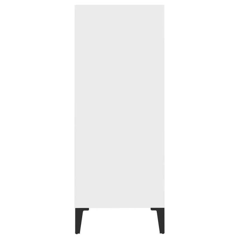 Szafka, biała, 57x35x90 cm, materiał drewnopochodny