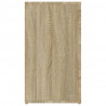 Szafka, dąb sonoma, 100x33x59,5 cm, materiał drewnopochodny