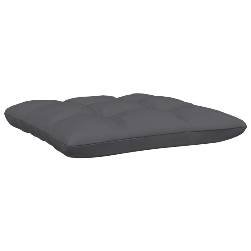 2-osobowa sofa ogrodowa z poduszkami, czarna, drewno sosnowe