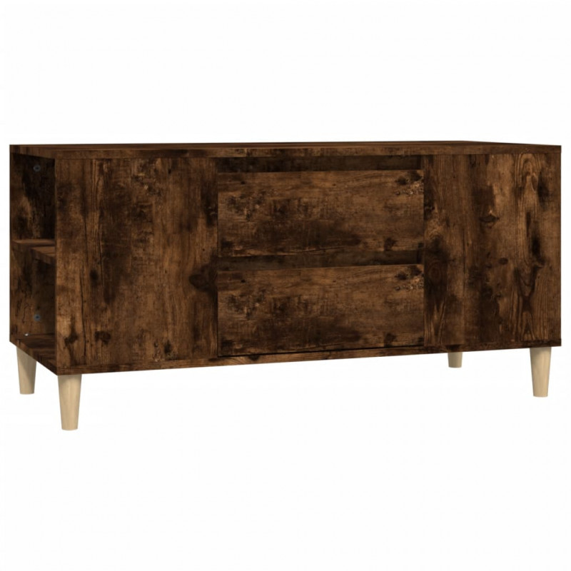 Szafka pod TV, przydymiony dąb, 102x44,5x50 cm