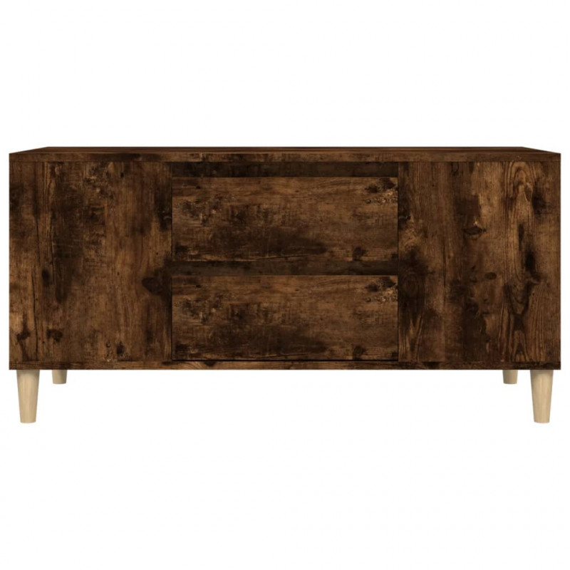 Szafka pod TV, przydymiony dąb, 102x44,5x50 cm