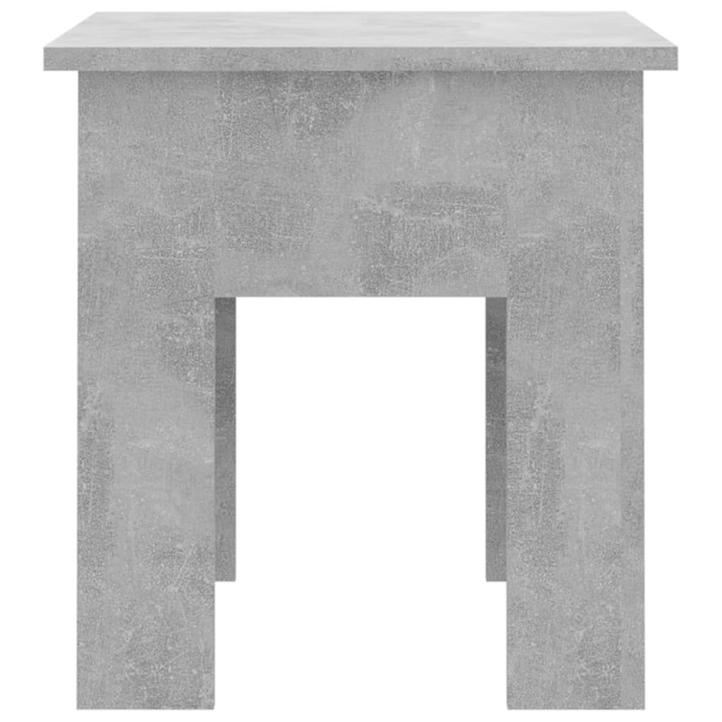 Stolik kawowy, betonowy, 40x40x42 cm, materiał drewnopochodny