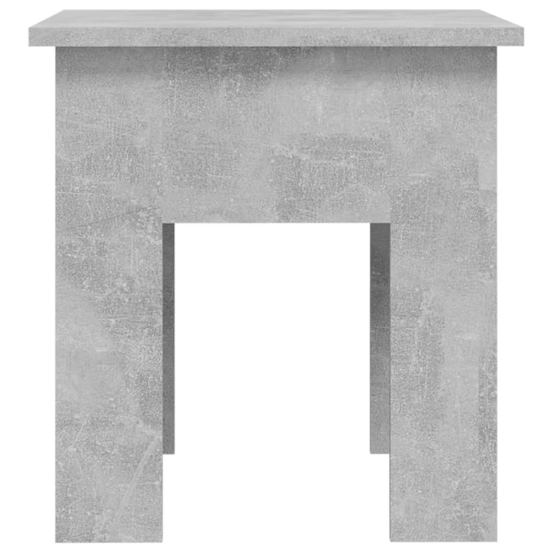 Stolik kawowy, betonowy, 40x40x42 cm, materiał drewnopochodny