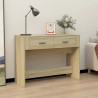 Stolik konsolowy, dąb sonoma, 100x39x75 cm