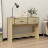 Stolik konsolowy, dąb sonoma, 100x39x75 cm