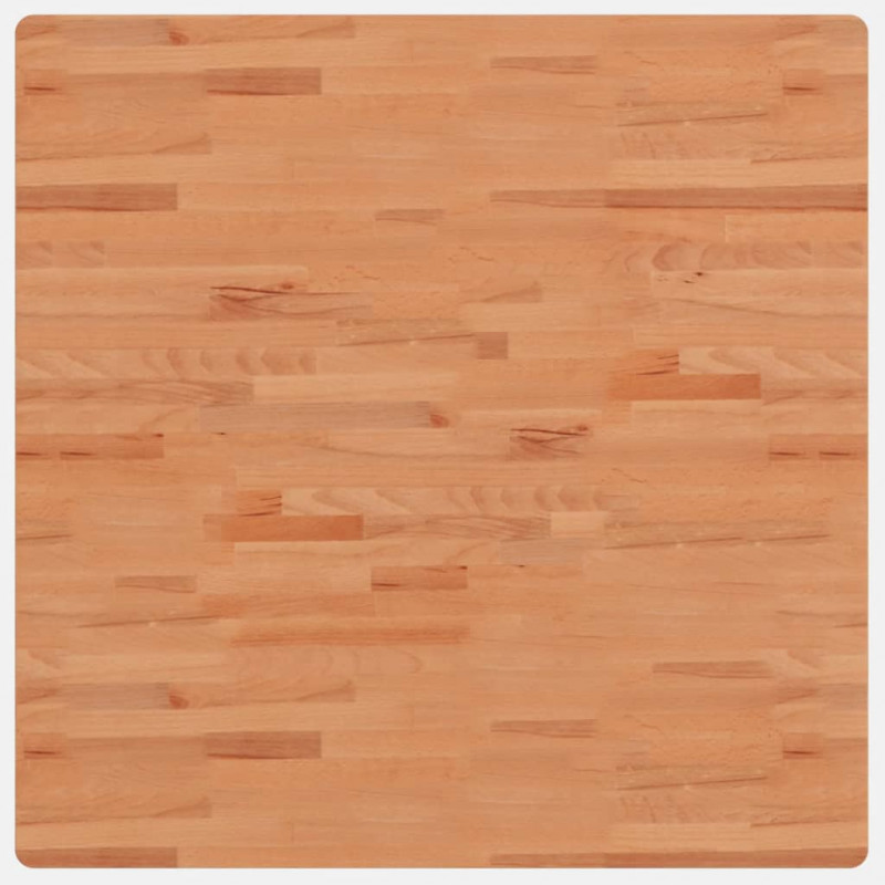 Blat stołu, 90x90x2,5 cm, kwadratowy, lite drewno bukowe