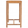 Stolik barowy do ogrodu, 110x65x105 cm, lite drewno tekowe