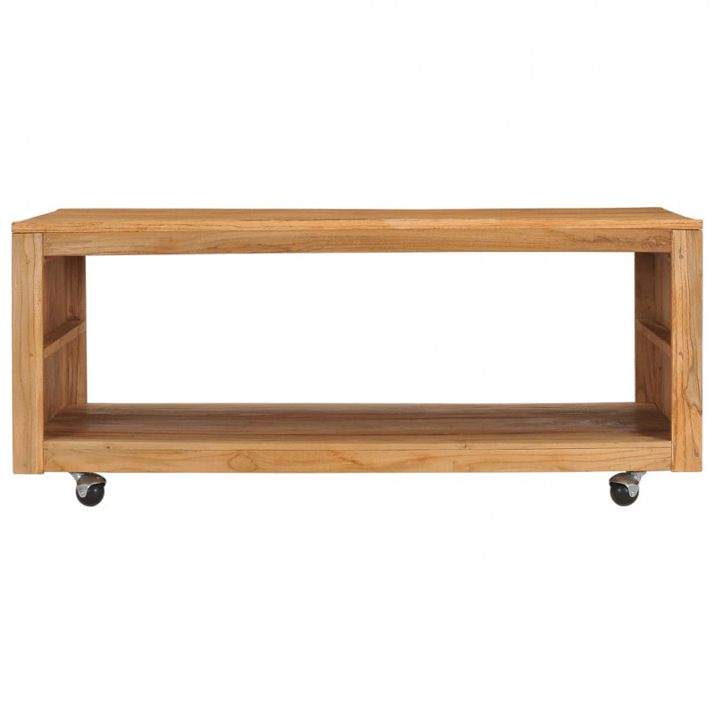 Stolik kawowy, 110 x 60 x 40 cm, lite drewno tekowe