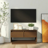 Szafka pod TV, miodowy brąz, 74x34x40 cm, lite drewno sosnowe