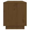 Szafka pod TV, miodowy brąz, 74x34x40 cm, lite drewno sosnowe