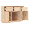 Szafka, 110x34x75 cm, lite drewno sosnowe